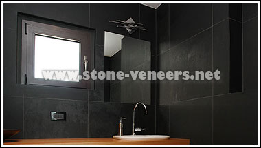 premium black flexible stone veneer