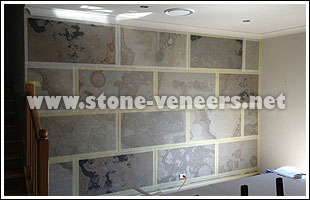 thin flexible stone for interior decoration